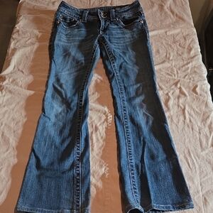 Miss Me Boot Cut Jeans in Medium Blue